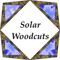 Logo of Solar Woodcuts, top of page